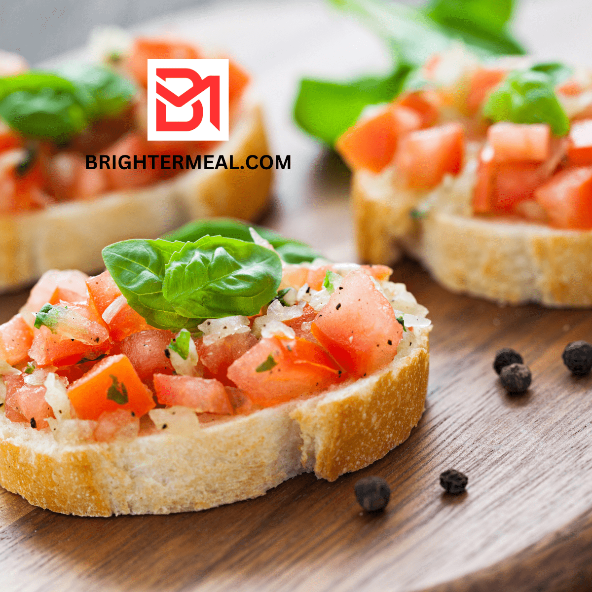 Bruschetta with Fresh Tomato and Basil