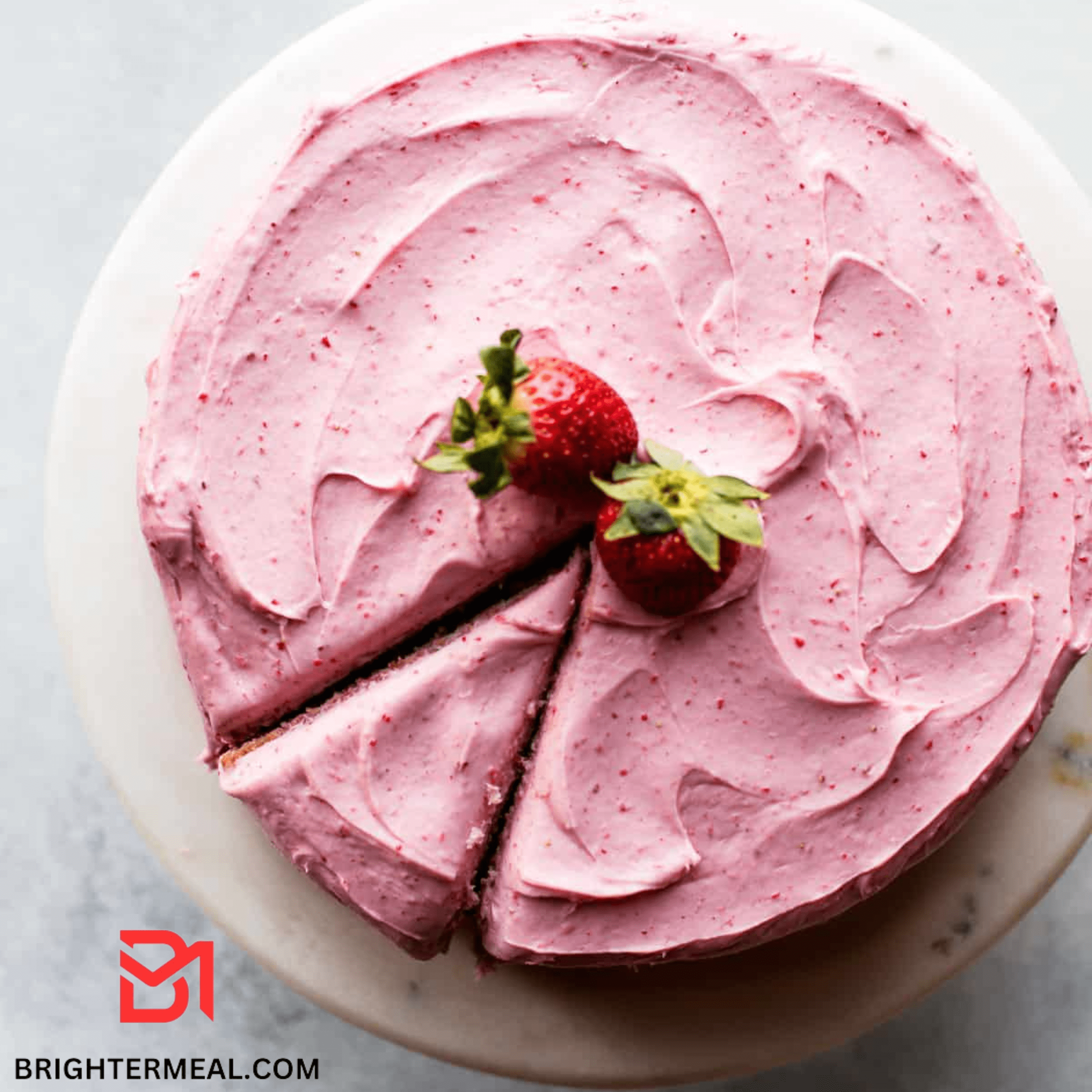 Best Strawberry Cake from Scratch