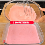 Captivating image: A tempting display of luscious Strawberry Dessert Super Creamy, showcasing its creamy texture and vibrant strawberry goodness.