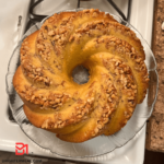 Indulge in the visual feast of a freshly baked Golden Rum Cake, adorned with a golden caramel glaze. The moist texture and rich aroma promise a delectable culinary experience, inviting you to savor the exquisite flavors of this golden delight. A masterpiece of baking perfection awaits, capturing the essence of pure indulgence in every slice.