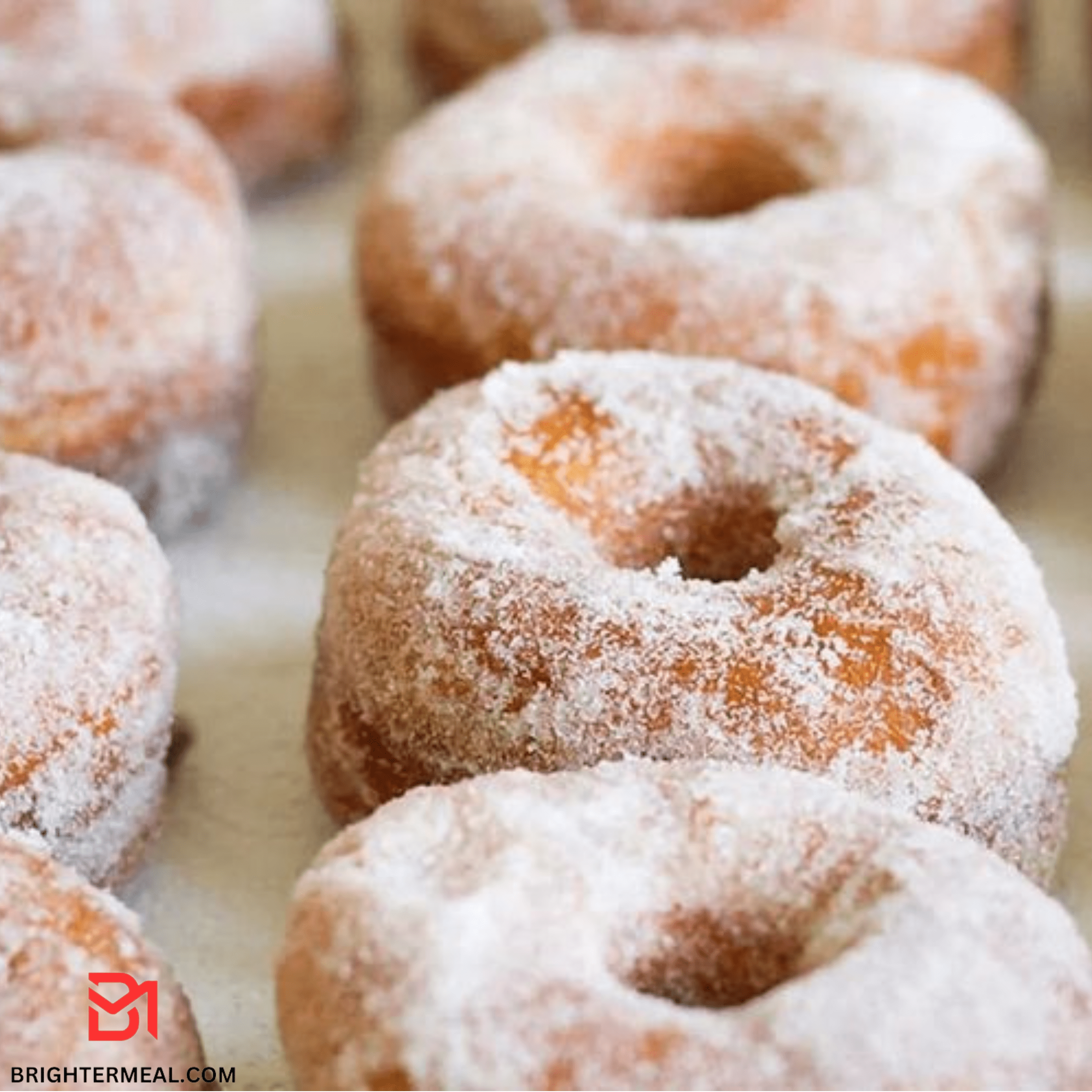 Fried Donuts With Sugar