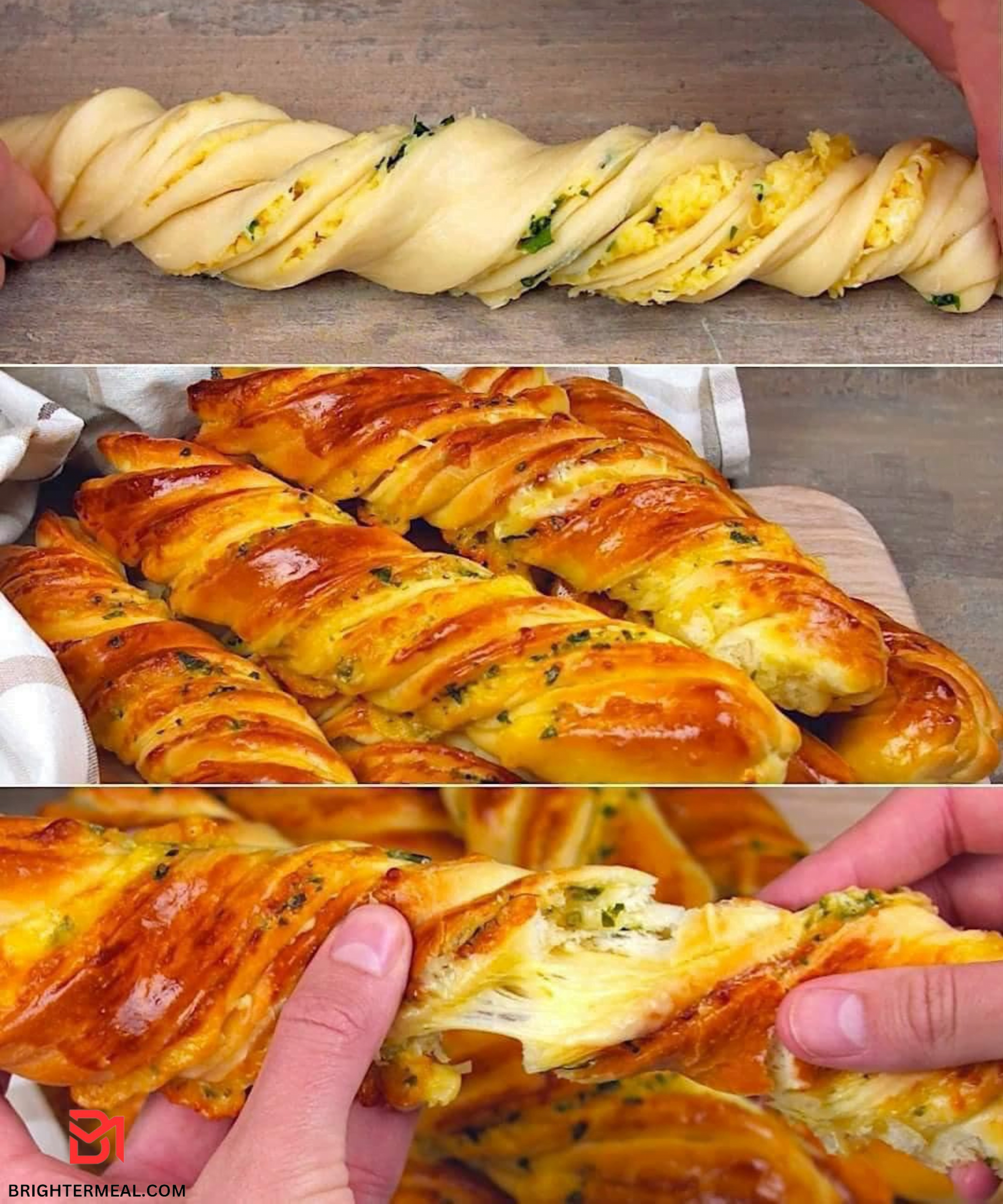 Cheese Twisted Bread