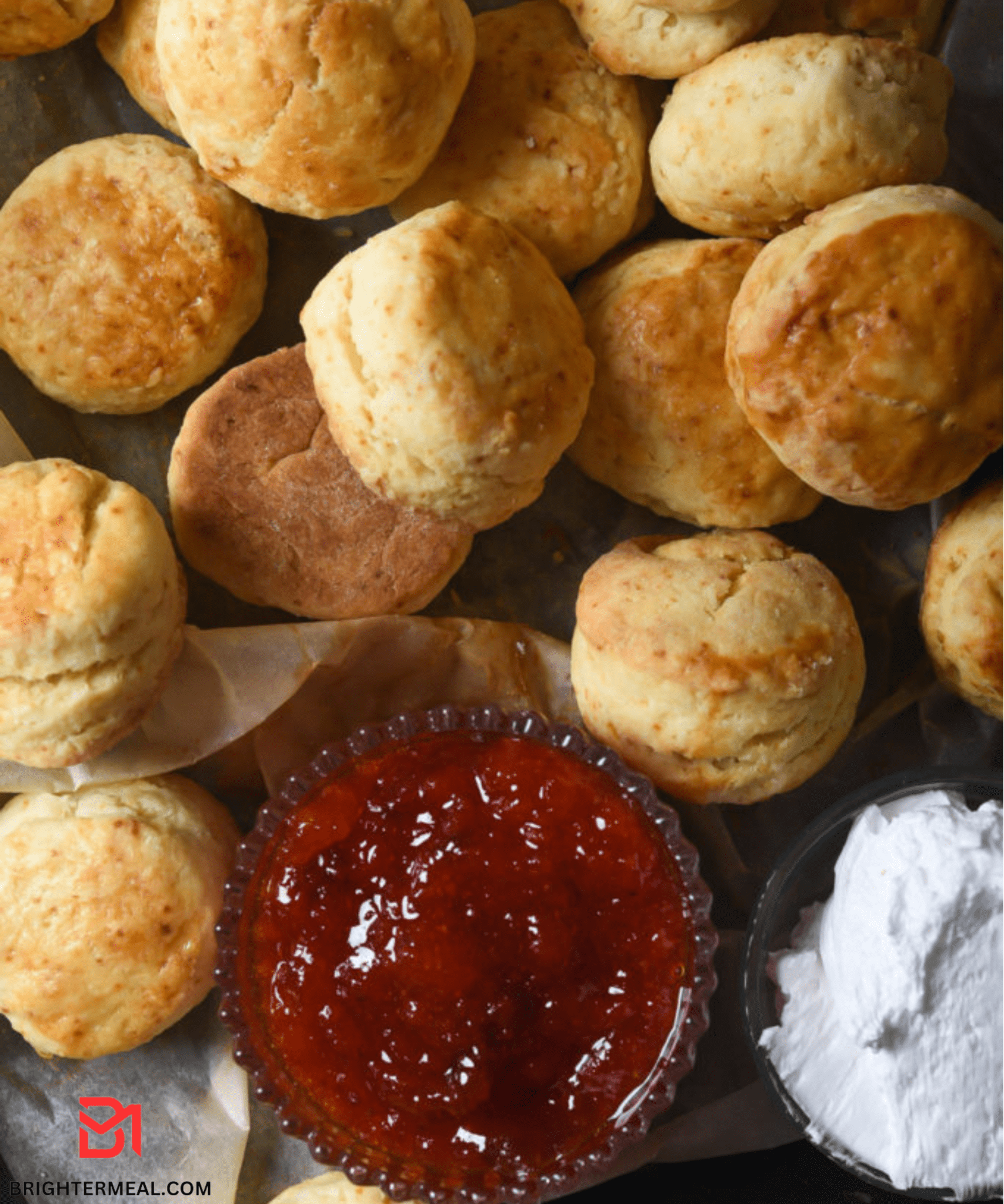 Eggless Butter Scones