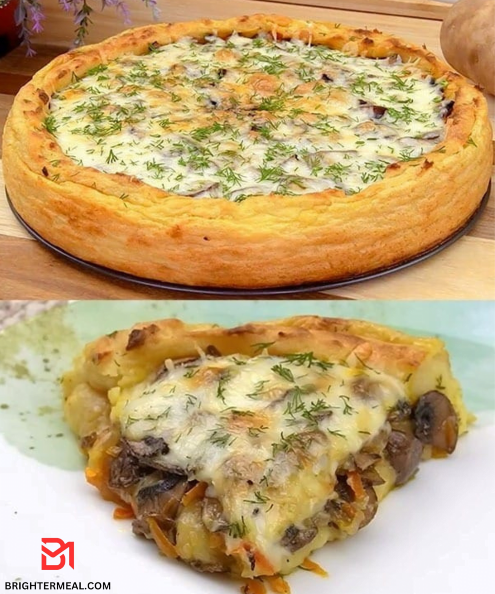 Savory Potato And Mushroom Cake