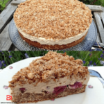 Espresso Nut Cake With Cherries