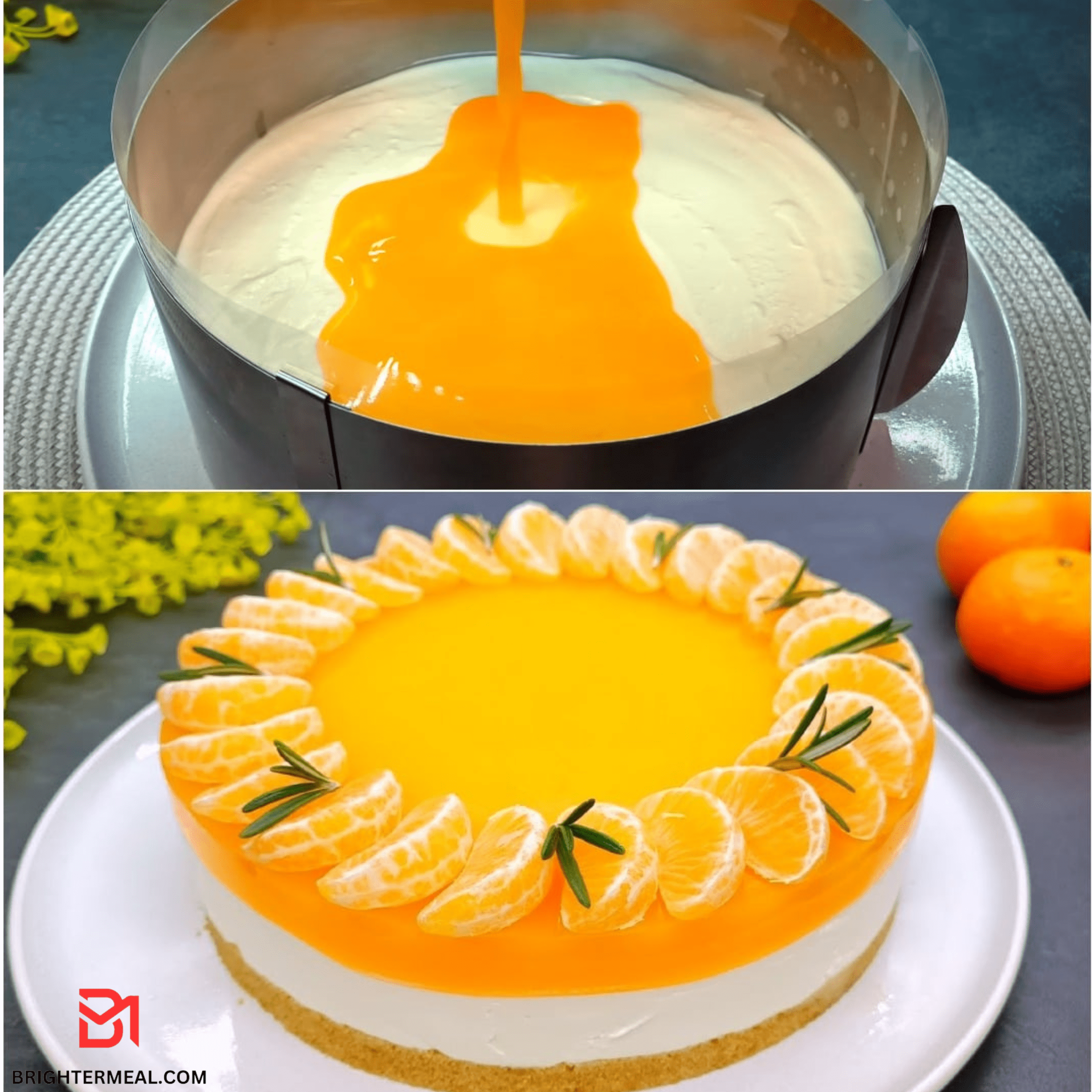 Tangerine Cream Cheese Cake