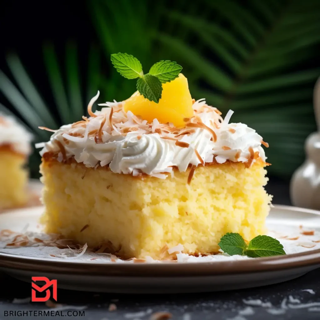 Homemade pineapple cake recipe