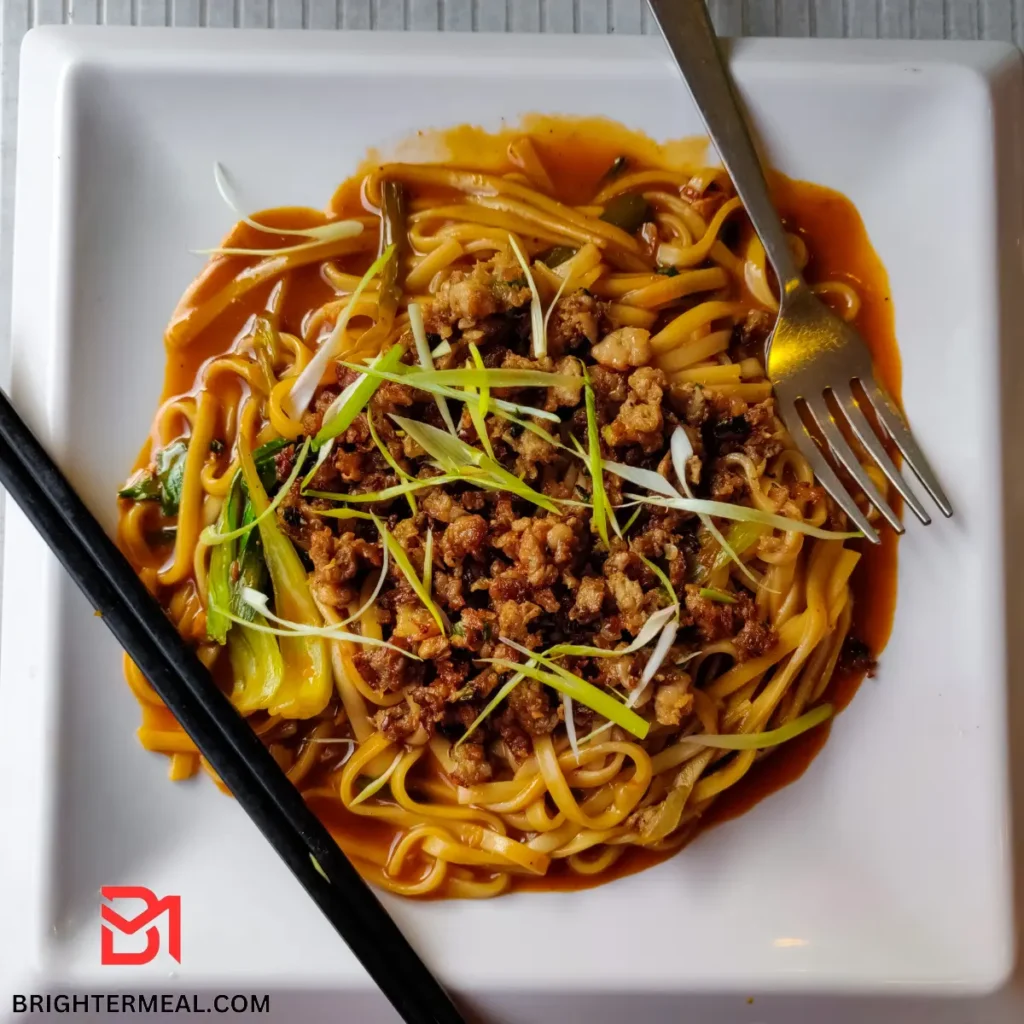A bowl of homemade Veggie Lo Mein, bursting with flavor and vibrant ingredients.