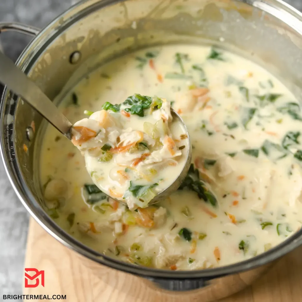 chicken and gnocchi soup	

