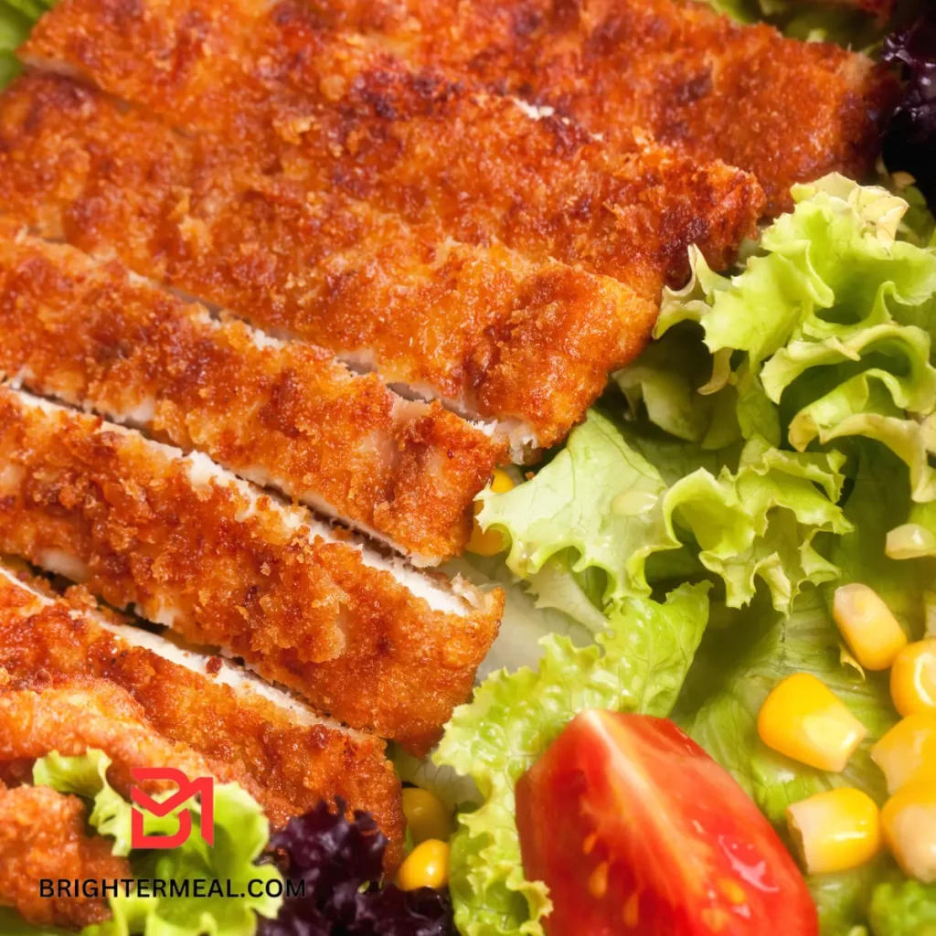 Delicious homemade breaded cutlets