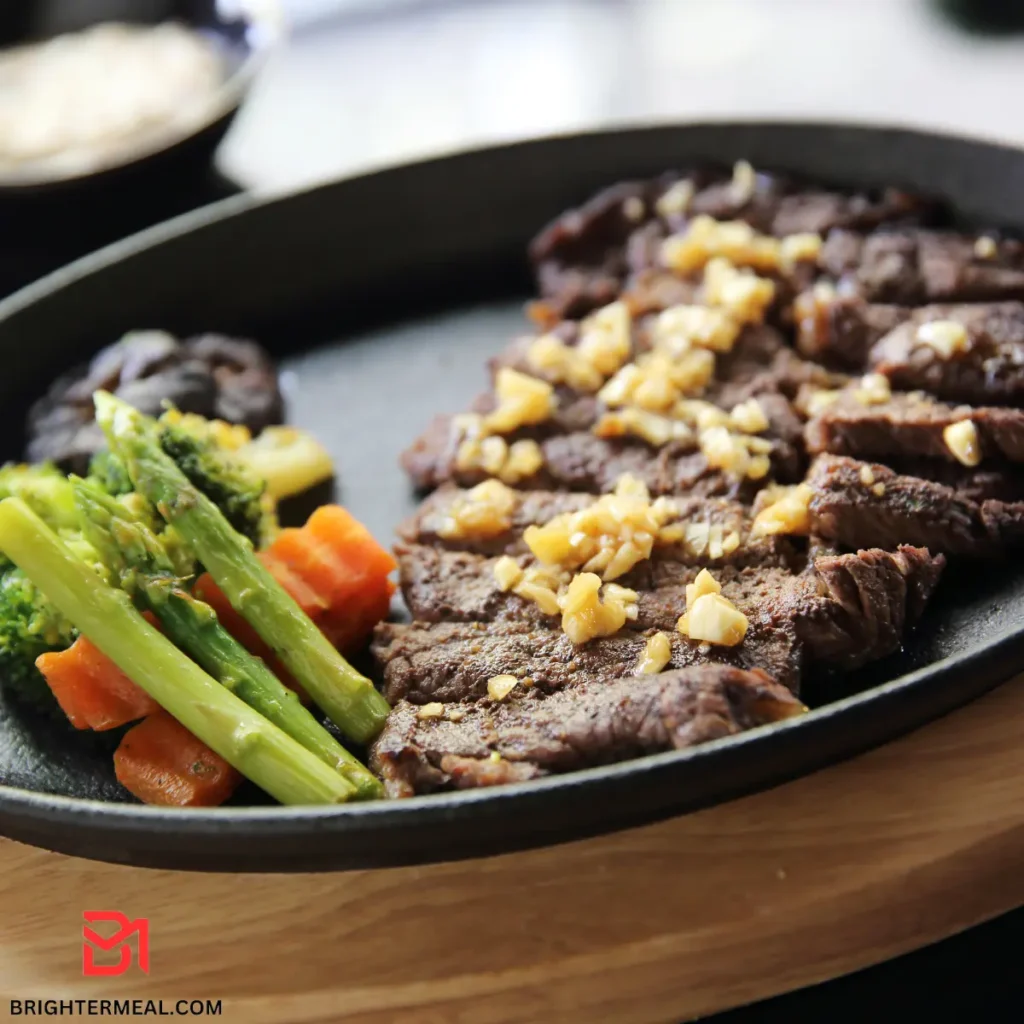Tasty Hibachi Steak and Zucchini