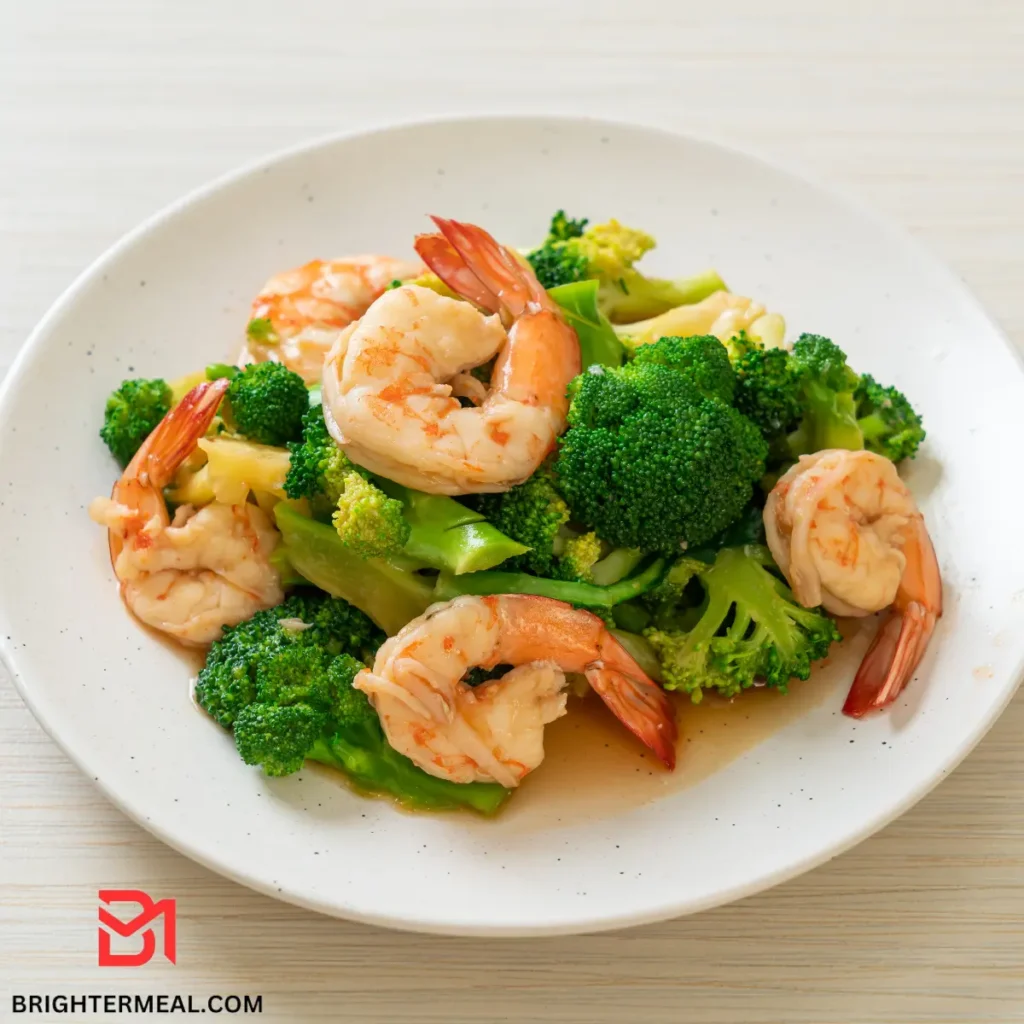 Delicious seafood and vegetable dish prepared in minutes