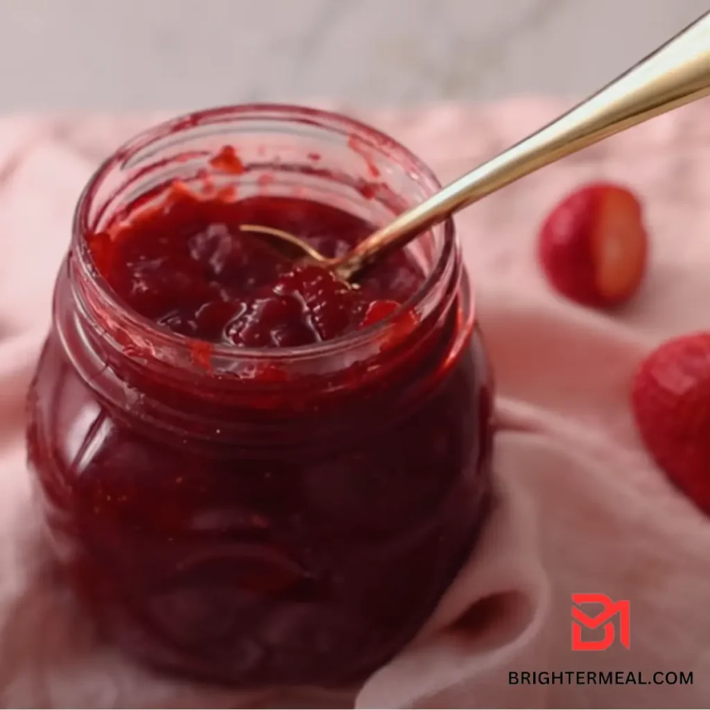 Summertime delight: freshly made strawberry jam 🍓