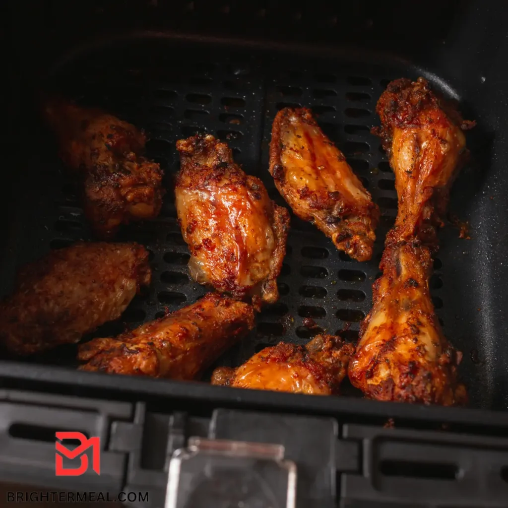 Mouth-watering BBQ air fryer chicken wings