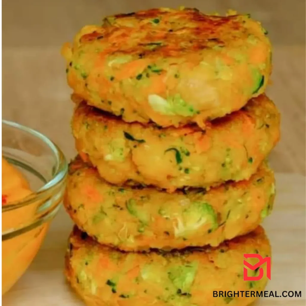 Chickpea Veggie Patties and Sweet Potato Mash