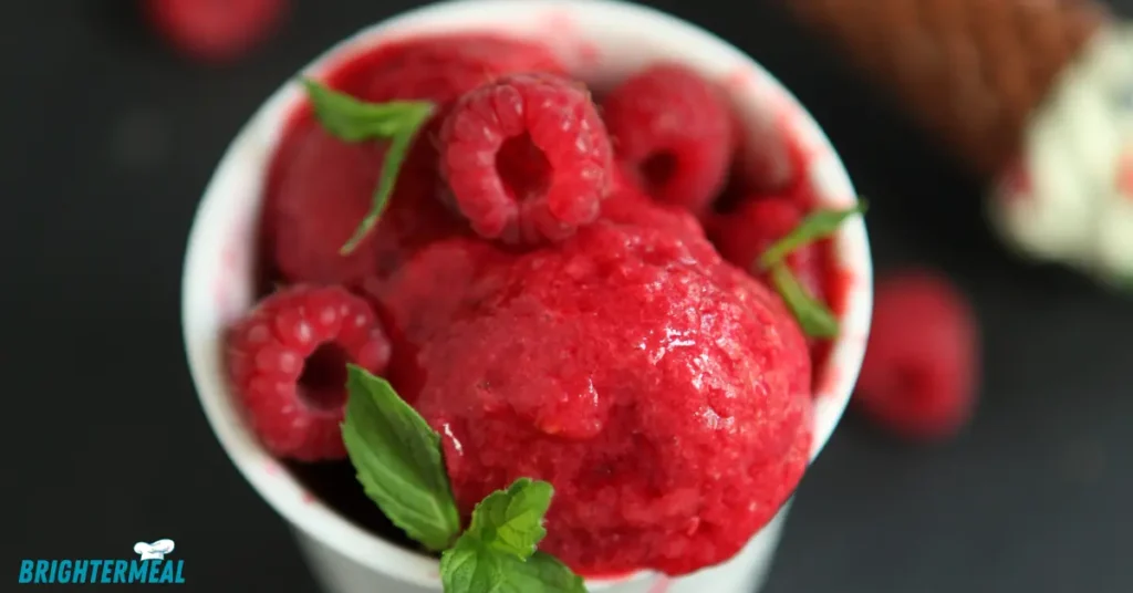 ninja creami raspberry sorbet
