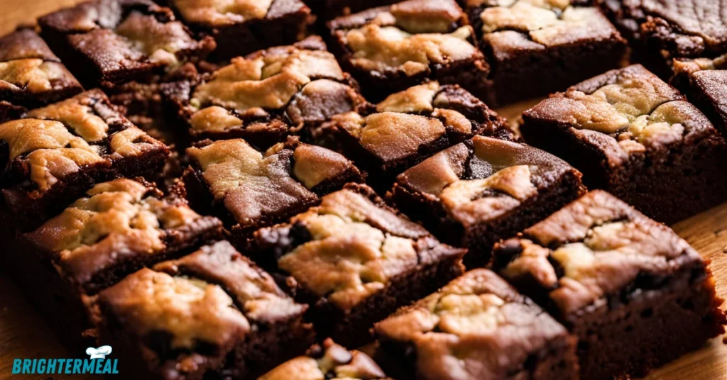 Layering the Brownie and Cookie Dough