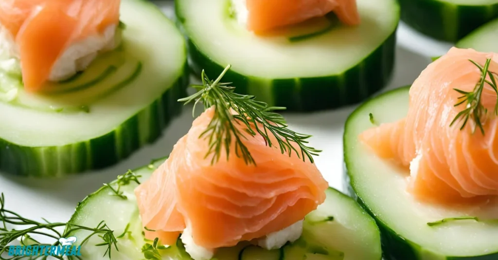 serve the smoked salmon rolls immediately after preparation