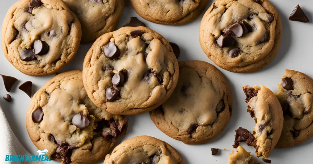Ghirardelli Chocolate Chip Cookies cooling on a wire rack
