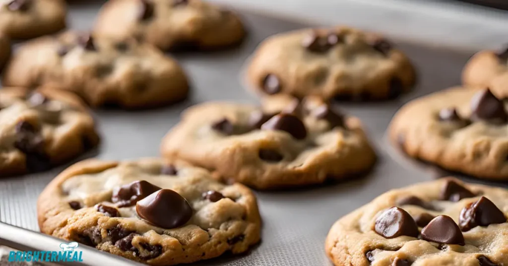 Ghirardelli Chocolate Chips in a bowl for cookie recipe