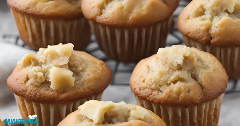 Mini muffin batter being spooned into a tray