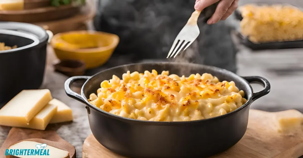 Hickory, applewood, and cherrywood chips for adding flavor to smoked mac and cheese.