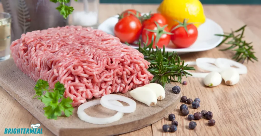 Ingredients for Lipton Onion Soup Meatloaf: onion soup mix, beef, breadcrumbs.