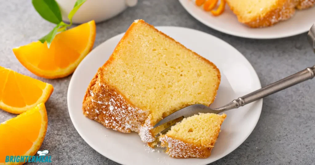Batter being mixed for vanilla pound cake in a mixing bowl