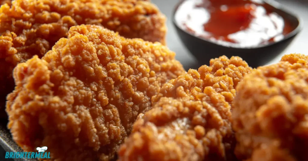 frying in hot oil in a deep fryer.
