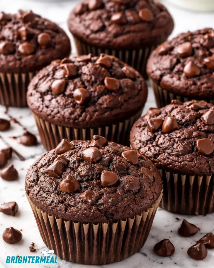 Double Chocolate Muffins (Moist & Bakery Style)