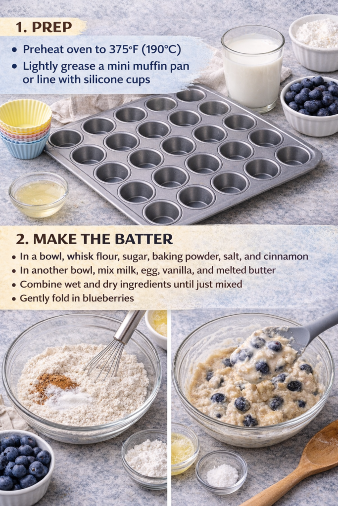 Baked Blueberry Fritter Bites recipe